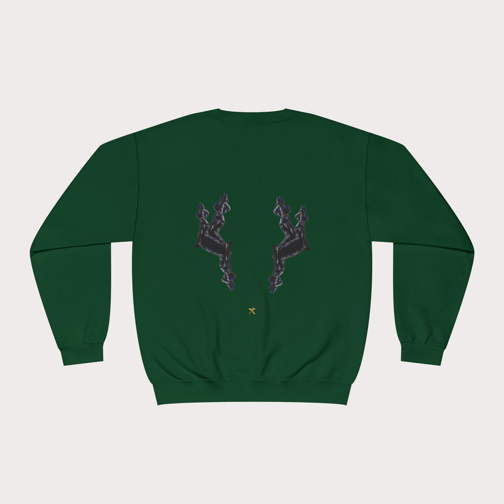 Crewneck Sweatshirt - Unisex Design InervoX Neg marron