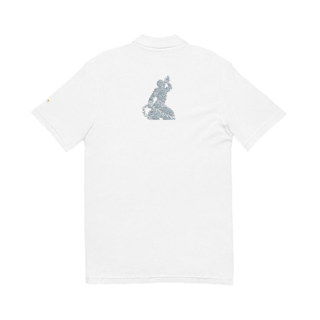 Embroidered Floral Bunny Polo Shirt