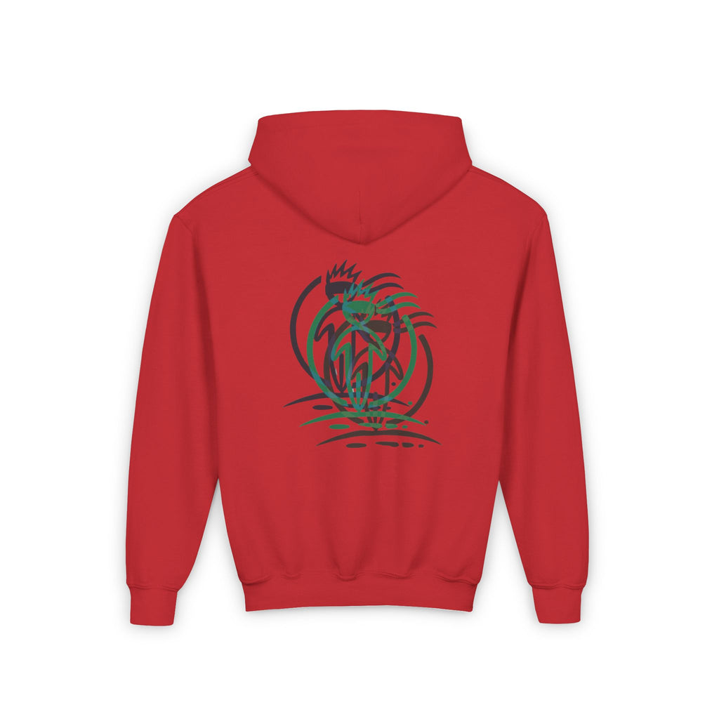 Crowned Figure Youth Hoodie Unisex Pullover Sweatshirt