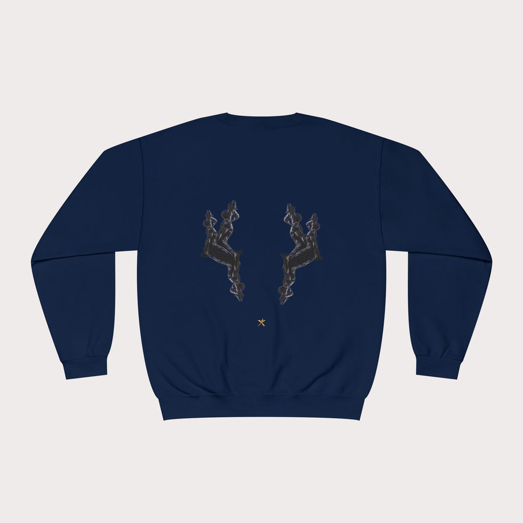 Crewneck Sweatshirt - Unisex Design InervoX Neg marron