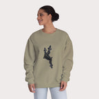 Crewneck Sweatshirt - Unisex Design InervoX Neg marron