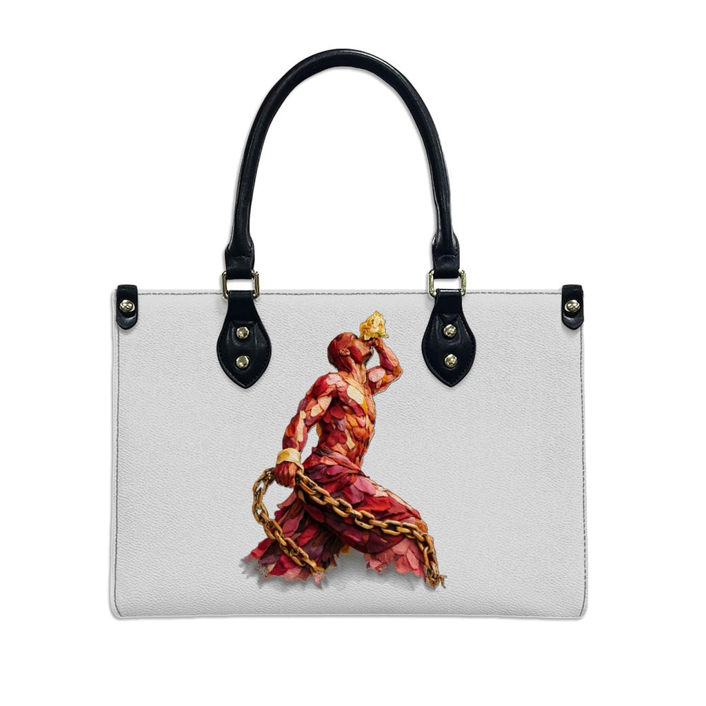 Sac Cabas Femme InervoX Rouge-Or Marron en PU
