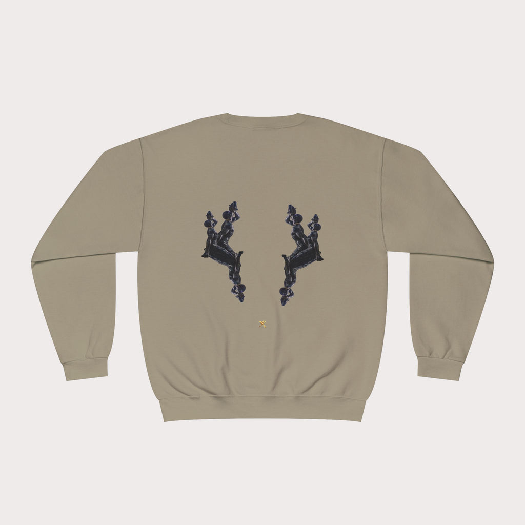 Crewneck Sweatshirt - Unisex Design InervoX Neg marron