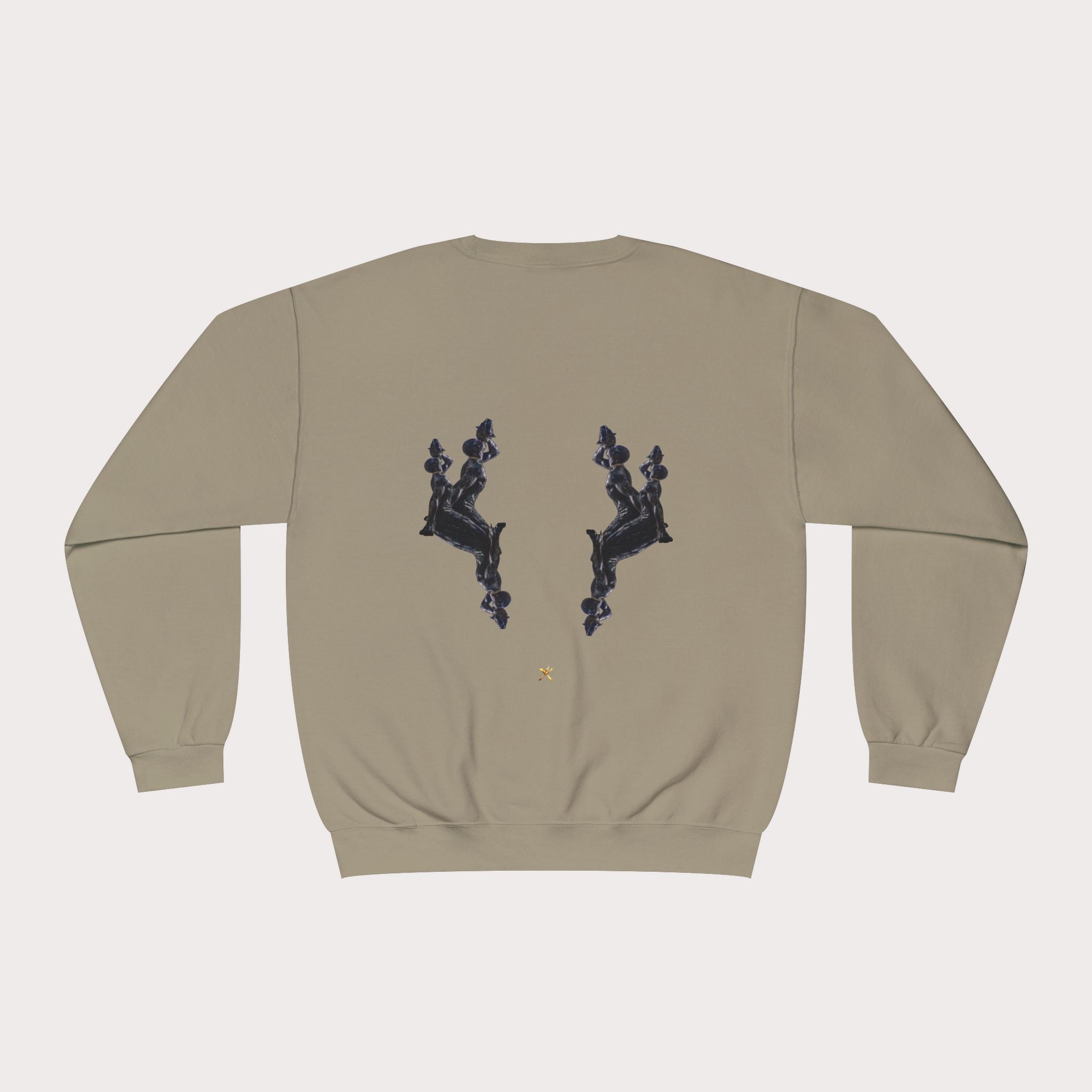 Crewneck Sweatshirt - Unisex Design InervoX Neg marron