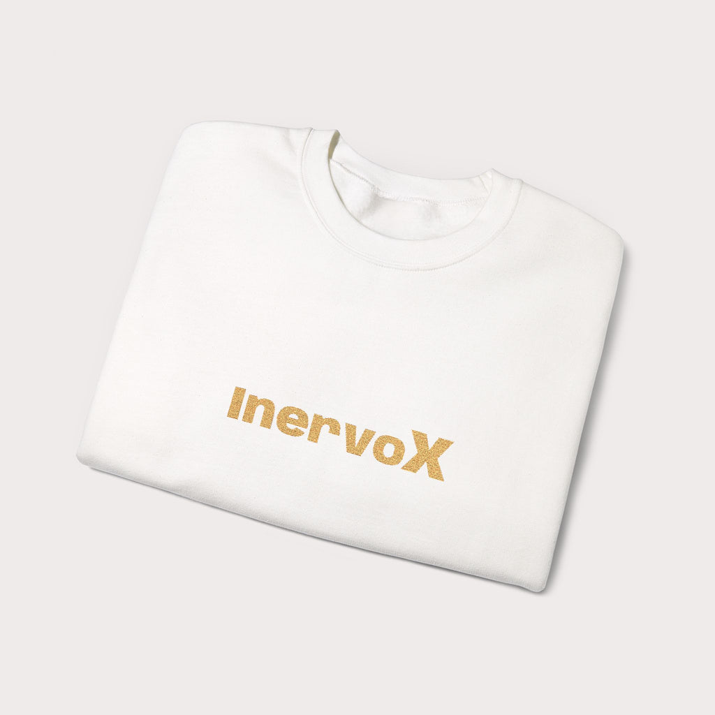 InervoX Crewneck Sweatshirt - White Pullover