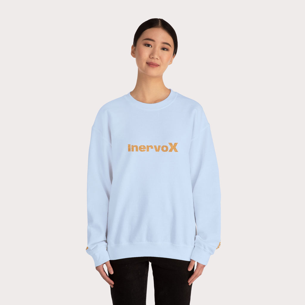 InervoX Crewneck Sweatshirt - White Pullover