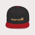 InervoX Minimal Logo Flat Bill Snapback Hat - Streetwear Cap