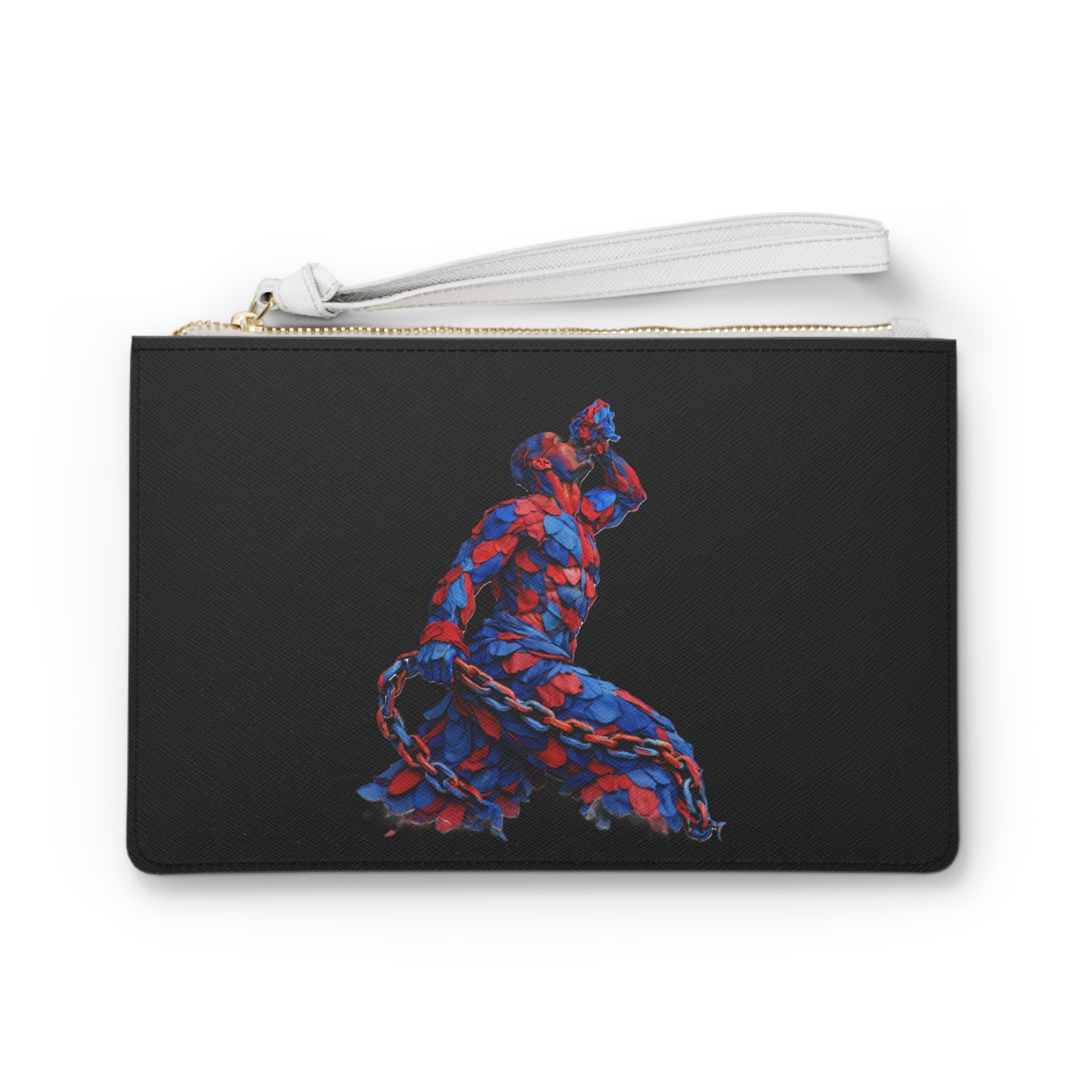 Women's Faux Leather Wristlet  Black Clutch | Premium Evening Bag