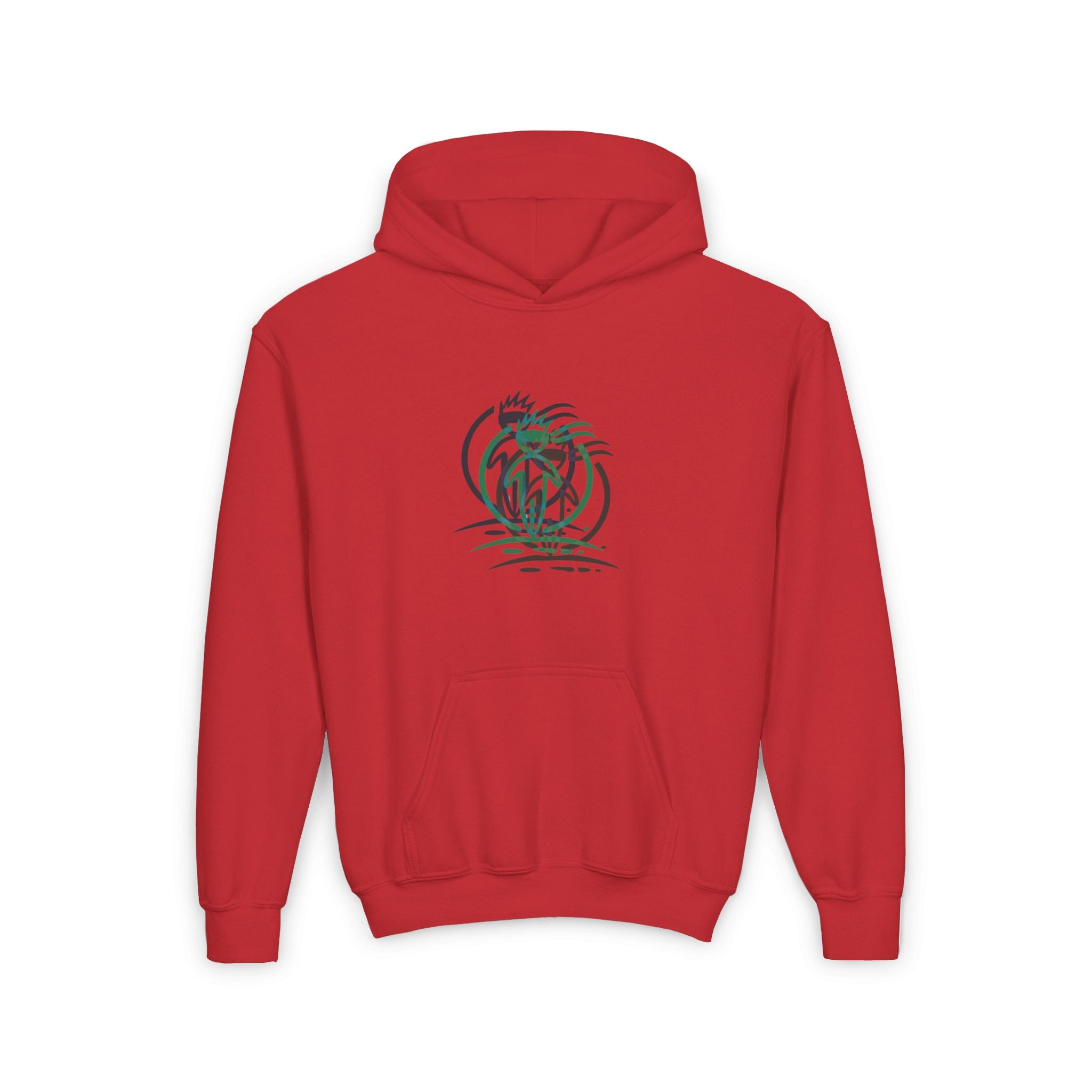 Crowned Figure Youth Hoodie Unisex Pullover Sweatshirt