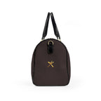 Premium Weekender Black Travel Bag-  Neg Marron Design with Blue and Red Accents