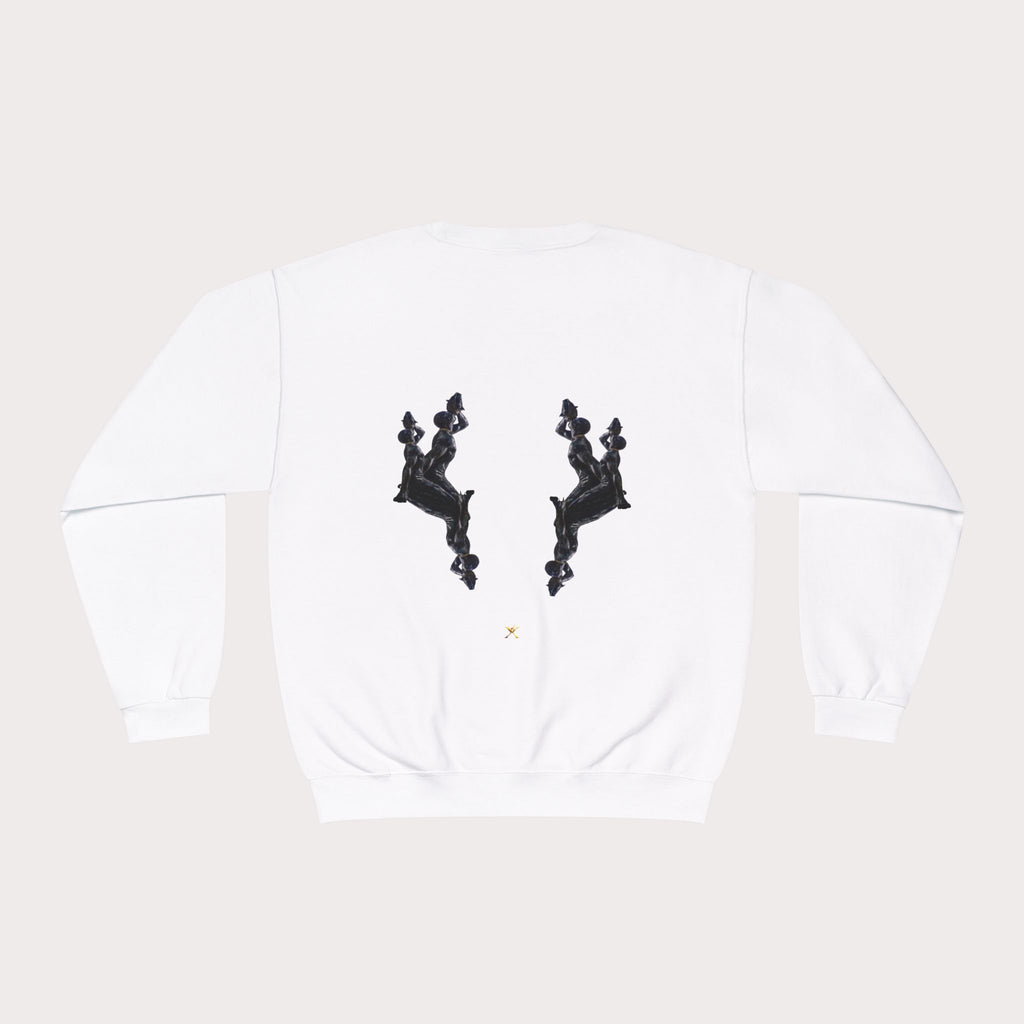 Crewneck Sweatshirt - Unisex Design InervoX Neg marron