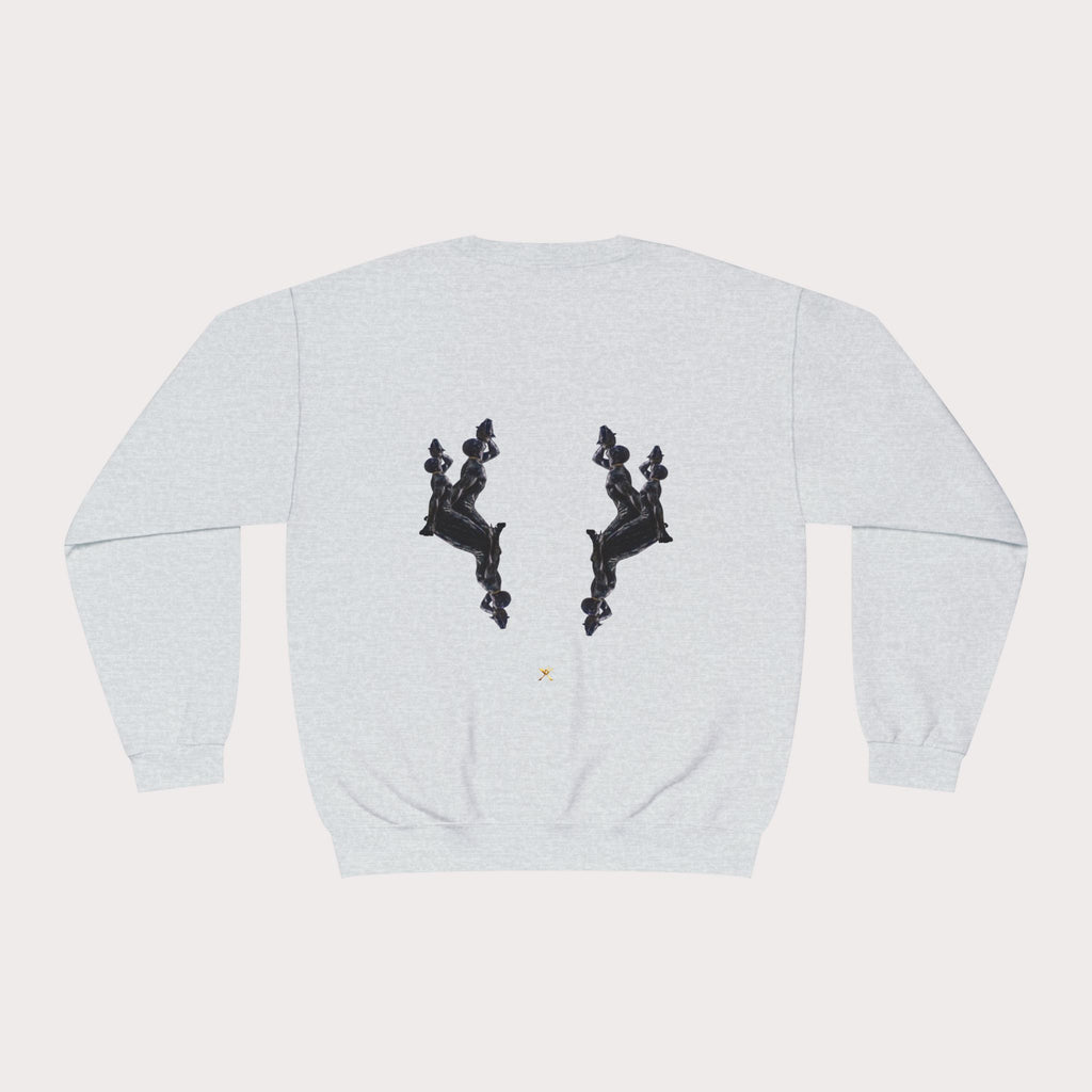 Crewneck Sweatshirt - Unisex Design InervoX Neg marron