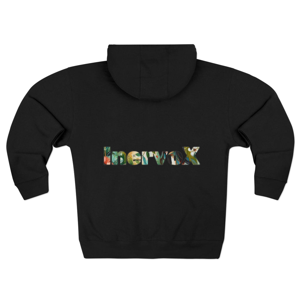 Abstract Medusa Zip Hoodie - Artistic Marble Goddess Graphic Zip-Up - InervoX