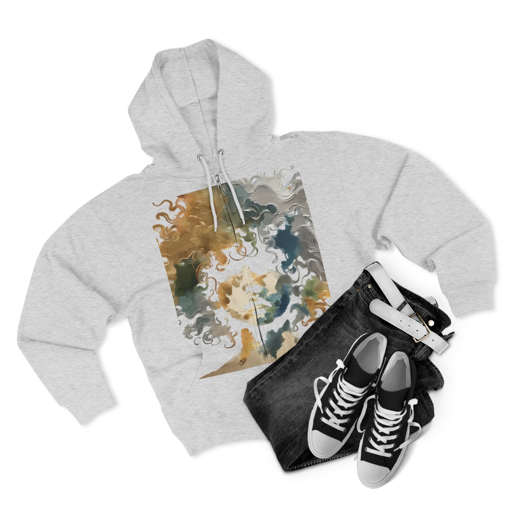 Abstract Medusa Zip Hoodie - Artistic Marble Goddess Graphic Zip-Up - InervoX