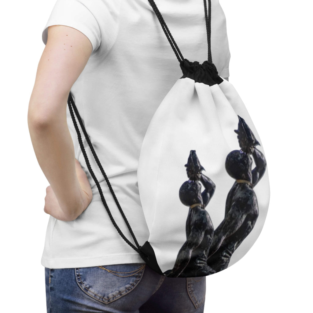 Artistic Drawstring Bag - Sculptural Design for Creative Souls - InervoX