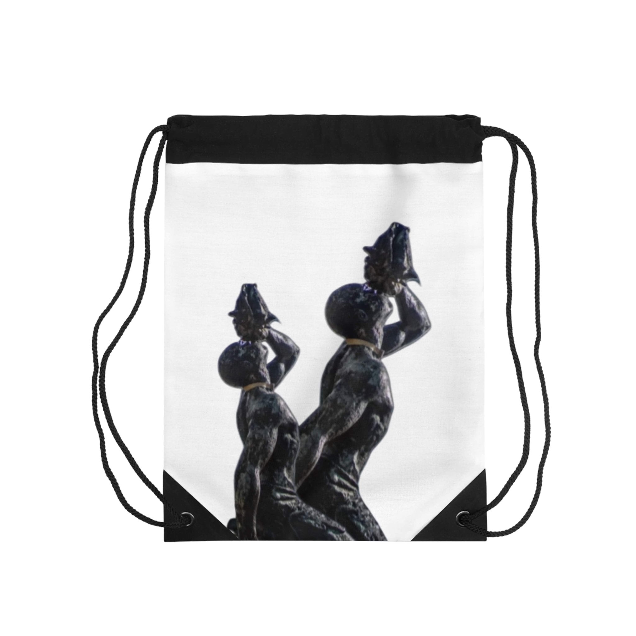 Artistic Drawstring Bag - Sculptural Design for Creative Souls - InervoX