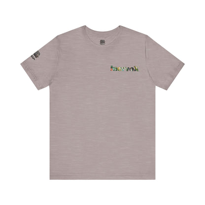 Artistic Floral Dog Tee - Unisex Jersey Short Sleeve | Unique Nature - Inspired Design - InervoX
