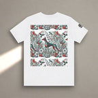 Artistic Floral Dog Tee - Unisex Jersey Short Sleeve | Unique Nature - Inspired Design - InervoX