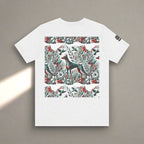 Artistic Floral Dog Tee - Unisex Jersey Short Sleeve | Unique Nature-Inspired Design - InervoX