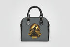 Artistic Shoulder Handbag Grey- 1804 Neg Marron Fusion - InervoX