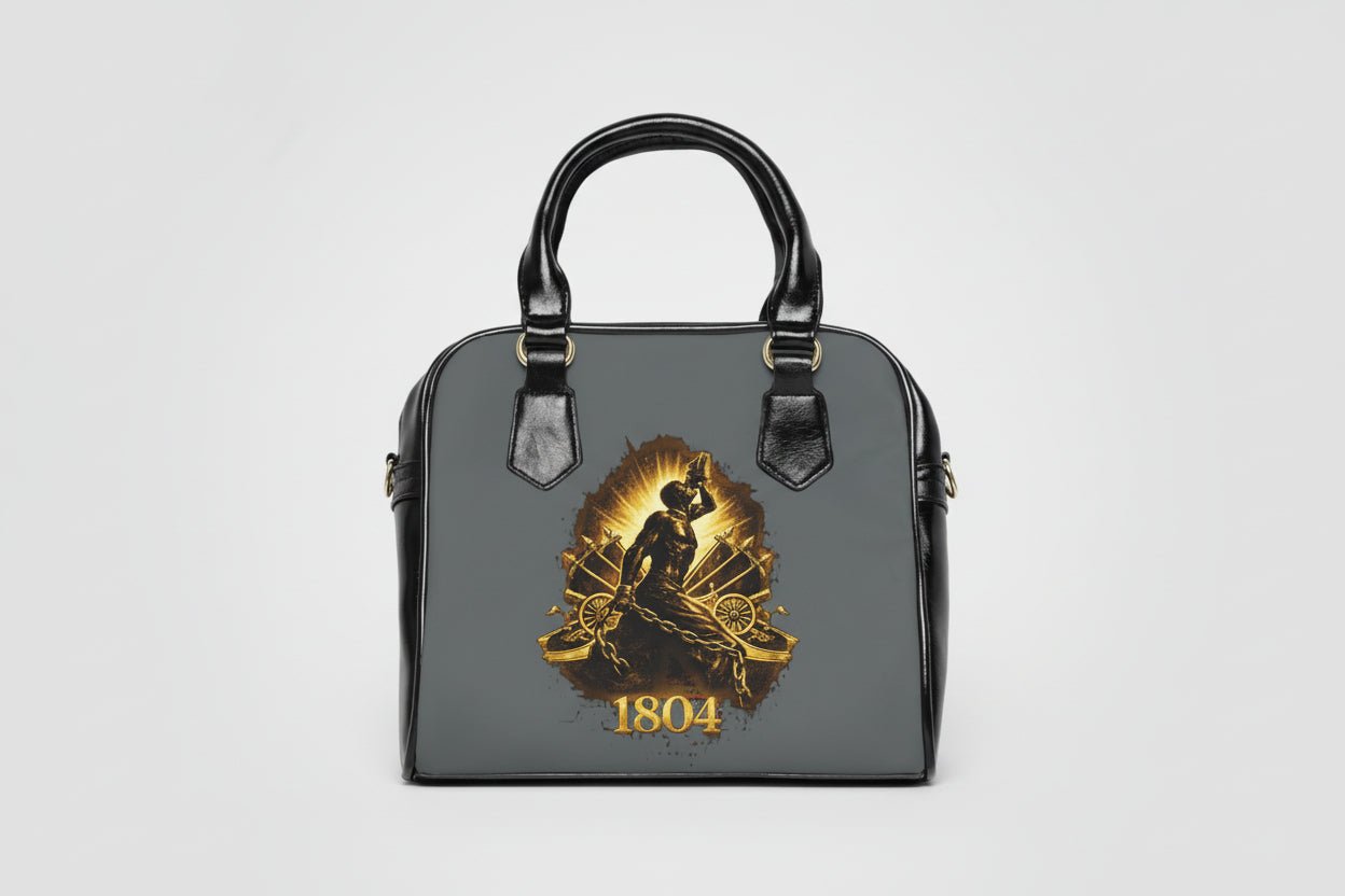Artistic Shoulder Handbag Grey- 1804 Neg Marron Fusion - InervoX