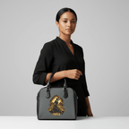 Artistic Shoulder Handbag Grey- 1804 Neg Marron Fusion - InervoX