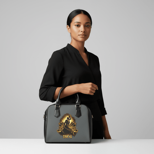 Artistic Shoulder Handbag Grey- 1804 Neg Marron Fusion - InervoX