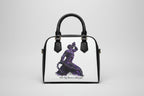 Artistic Shoulder Handbag - Purple & Black Neg Mawon The Calling - InervoX