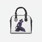 Artistic Shoulder Handbag - Purple & Black Neg Mawon The Calling - InervoX
