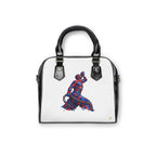 Artistic Shoulder Handbag - Red & Blue Neg Mawon The Calling - InervoX