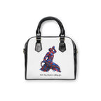 Artistic Shoulder Handbag - Red & Blue Neg Mawon The Calling - InervoX