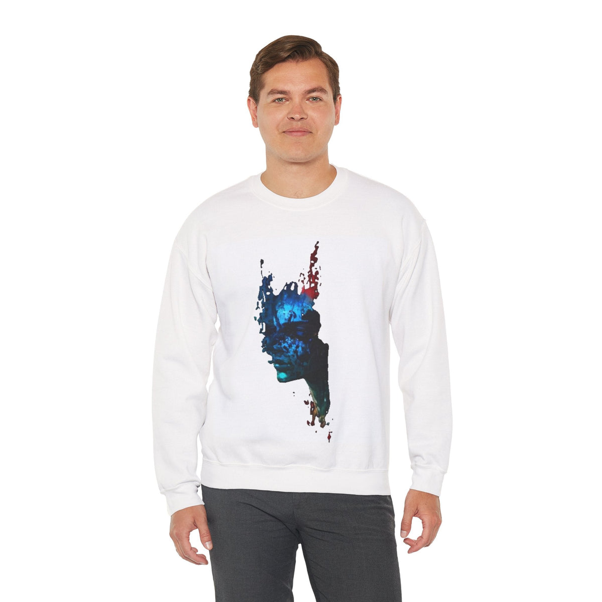 Artistic Unisex Crewneck Sweatshirt, InervoX Graphic Design - InervoX