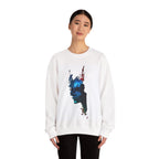 Artistic Unisex Crewneck Sweatshirt - Trendy Graphic Design - InervoX
