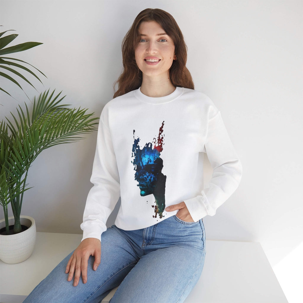 Artistic Unisex Crewneck Sweatshirt - Trendy Graphic Design - InervoX