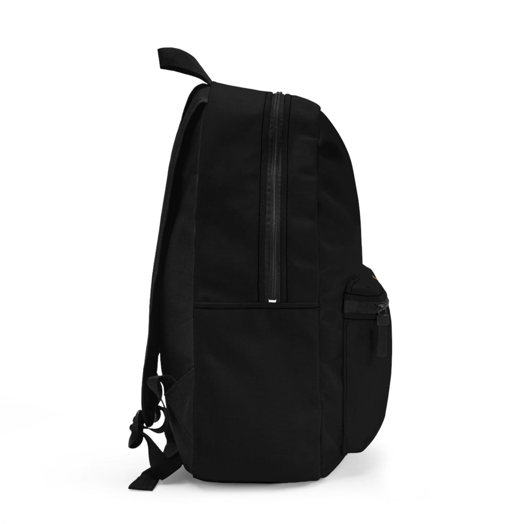 Backpack Neg Mawon Gold and Silver Feathers - InervoX
