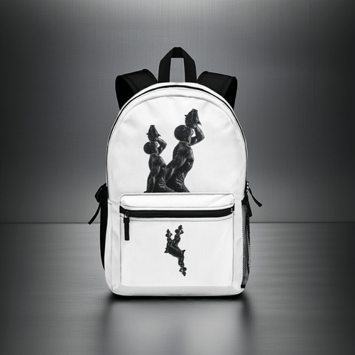 Backpack White - Neg Marron - InervoX