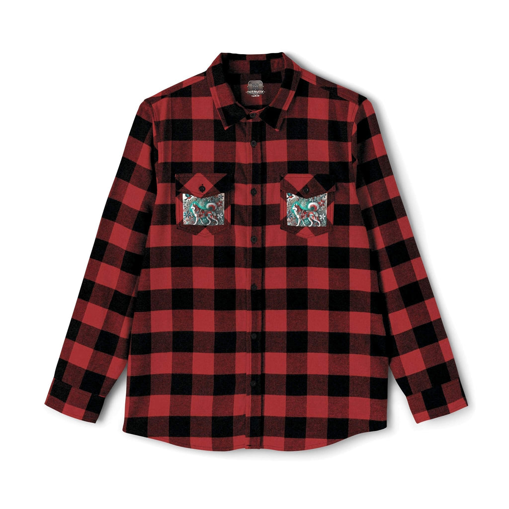 Bohemian Floral Flannel Shirt - Husky style - InervoX