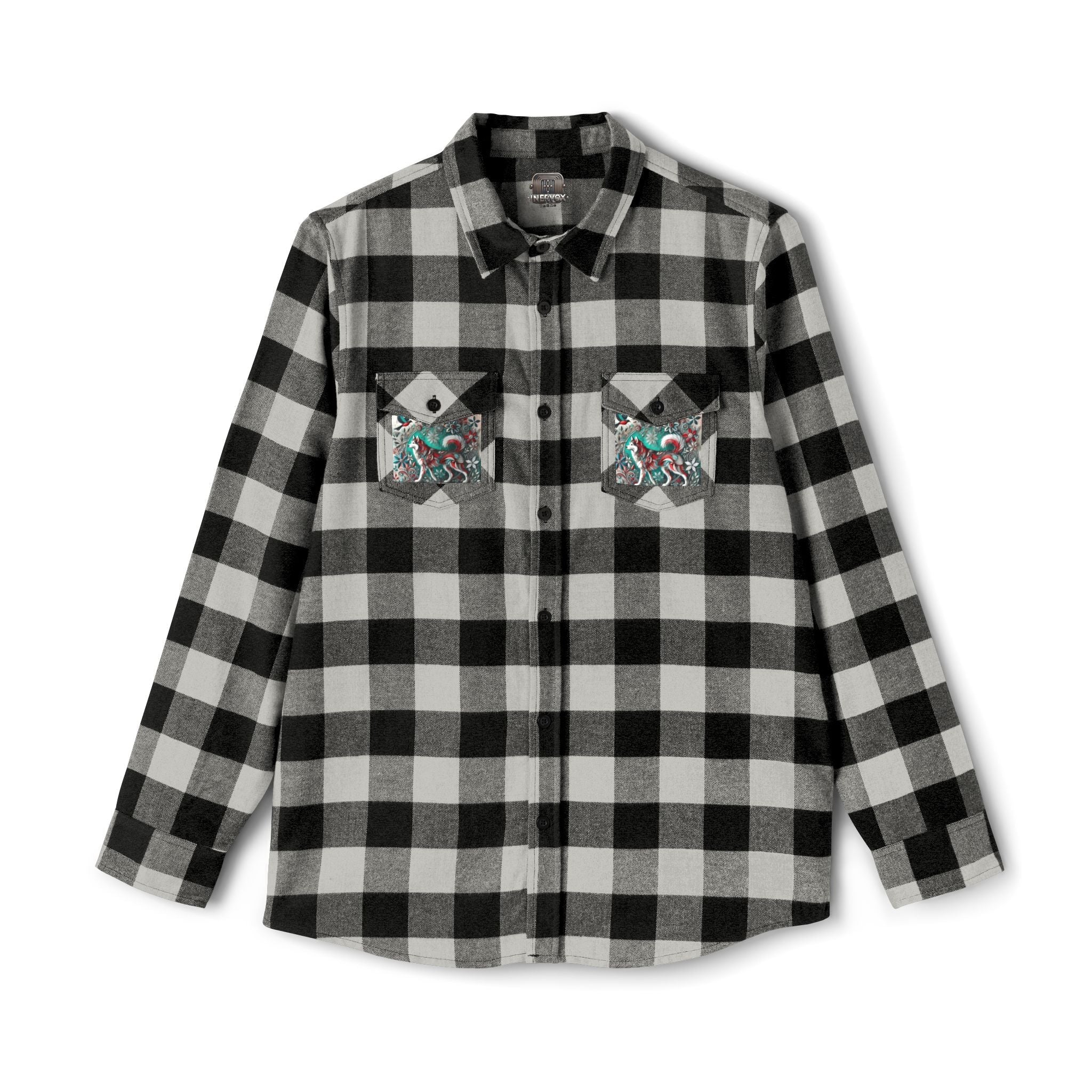 Bohemian Floral Flannel Shirt - Husky style - InervoX