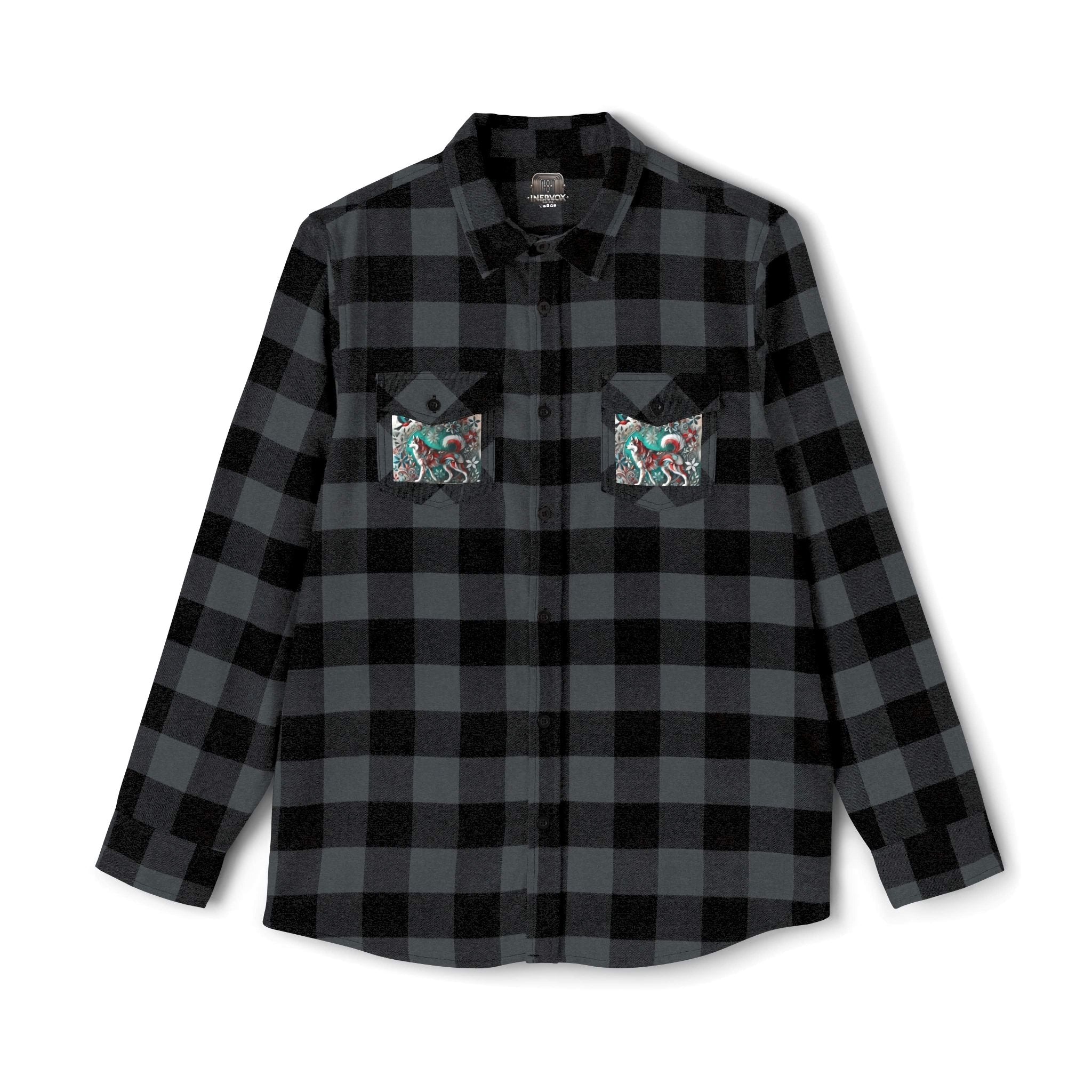 Bohemian Floral Flannel Shirt - Husky style - InervoX