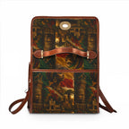Canvas Bag, Benin Vintage African Heritage Print Waterproof Satchel - InervoX