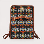 Canvas Handbag with Haitian Royal Crest Pattern, Waterproof Canvas Bag - InervoX