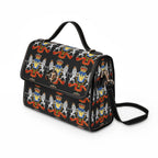 Canvas Handbag with Haitian Royal Crest Pattern, Waterproof Canvas Bag - InervoX