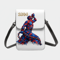 Cell Phone Purse Blue Red