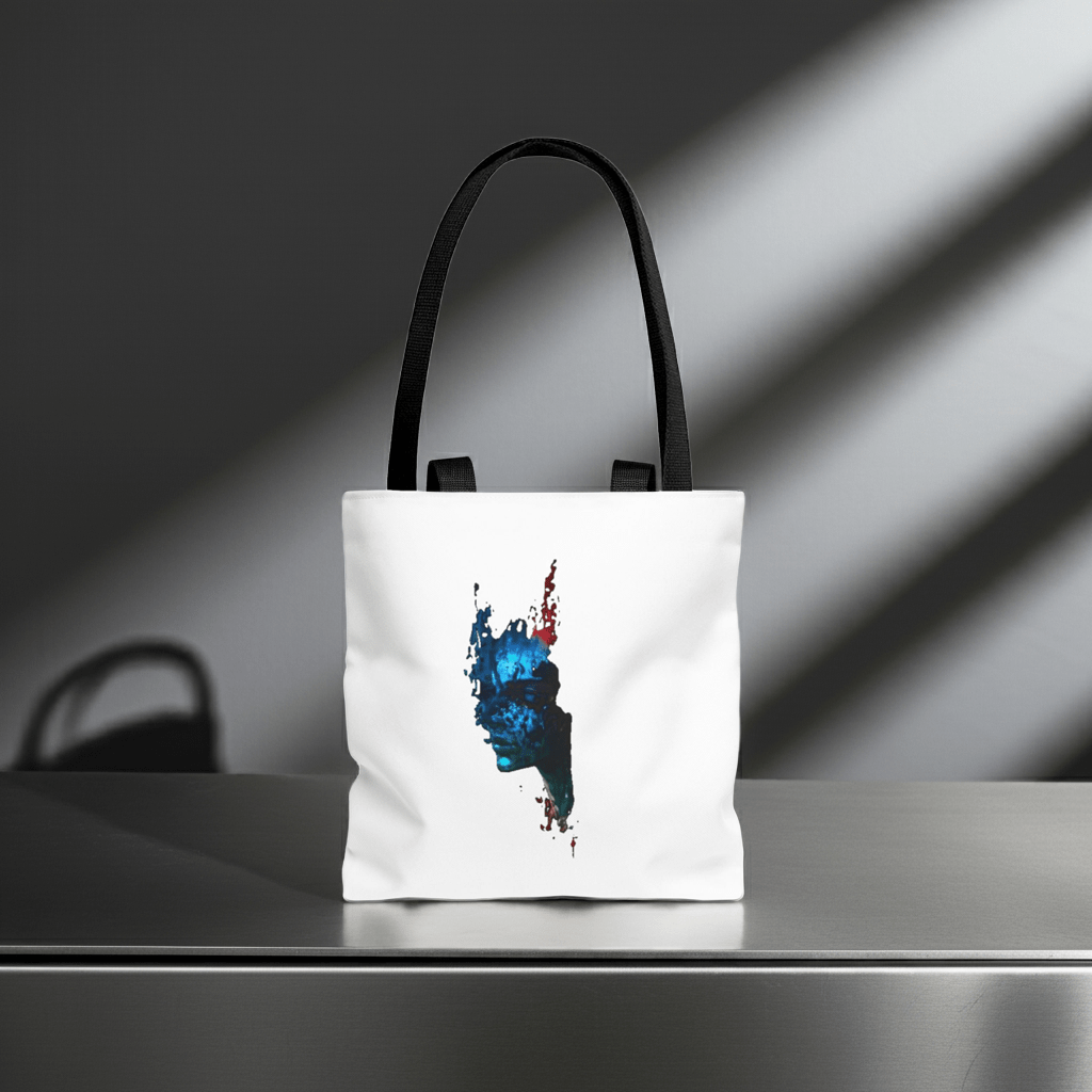 Colorful Eco-Friendly Graphic Tote Bag - Reusable Shopping Shoulder Bag - InervoX