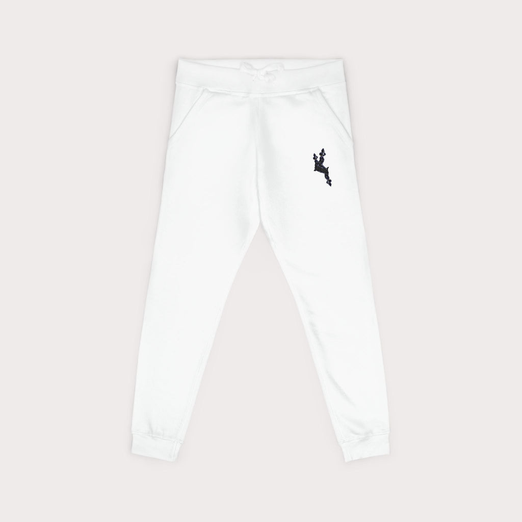 Cozy Embroidered Unisex Fleece Sweatpants - InervoX