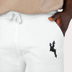 Cozy Embroidered Unisex Fleece Sweatpants - InervoX