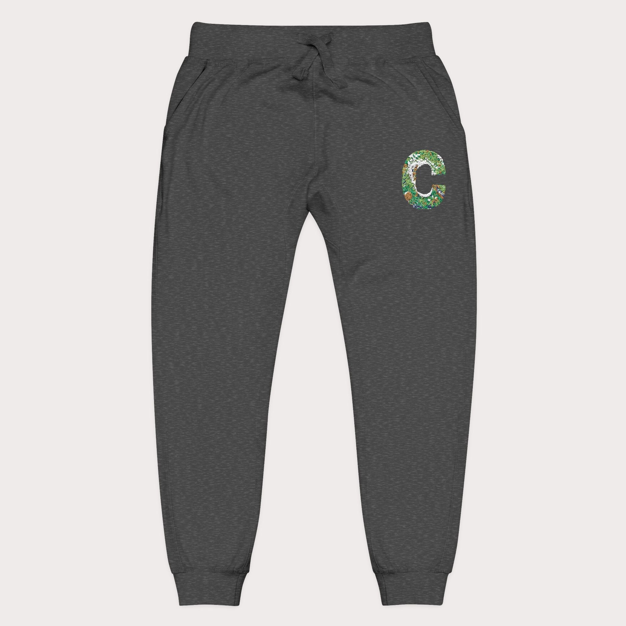 Cozy Embroidered Unisex Fleece Sweatpants - InervoX