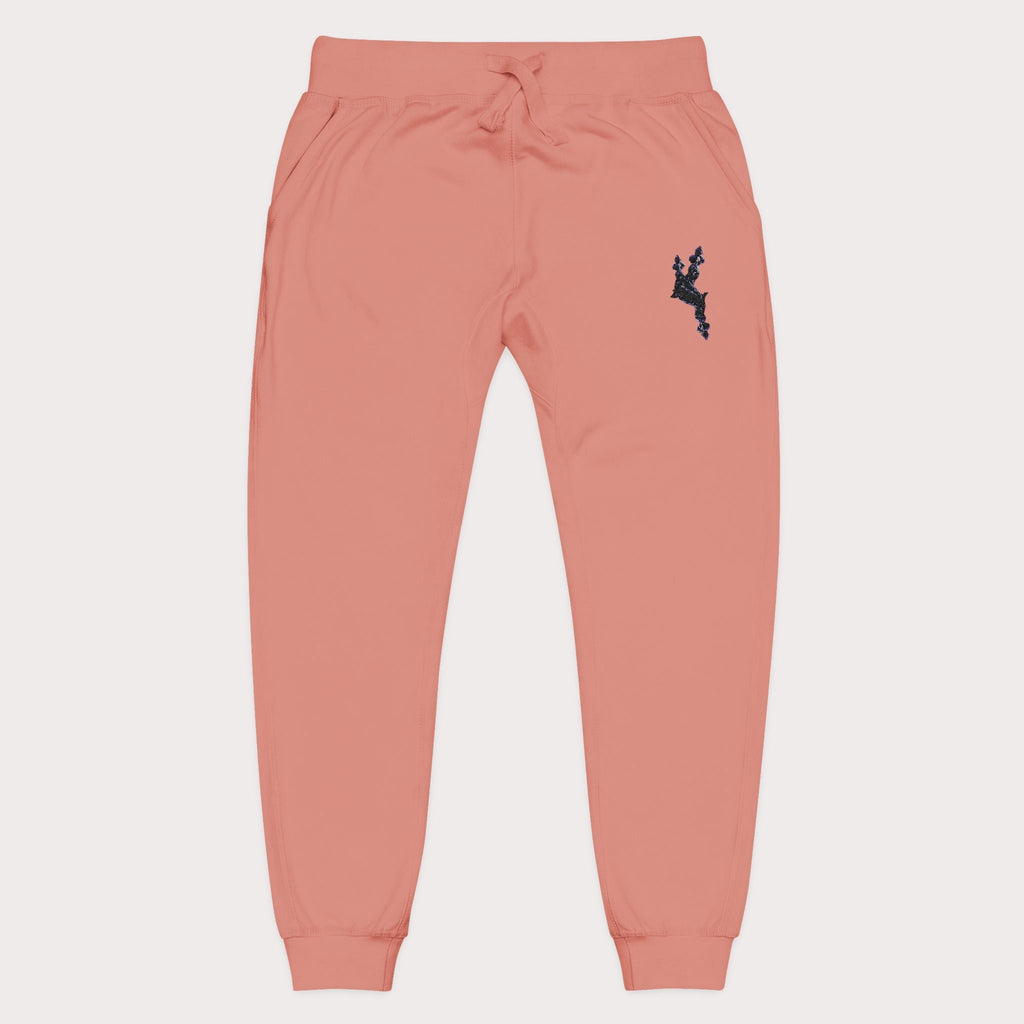 Cozy Embroidered Unisex Fleece Sweatpants - InervoX