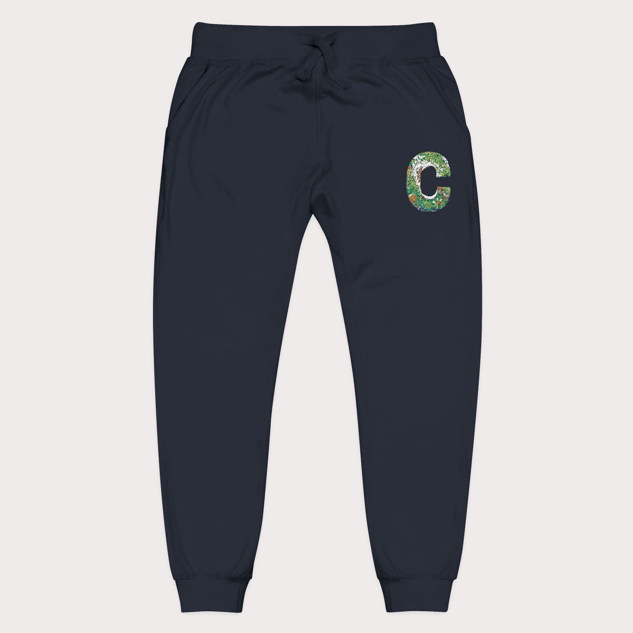 Cozy Embroidered Unisex Fleece Sweatpants - InervoX