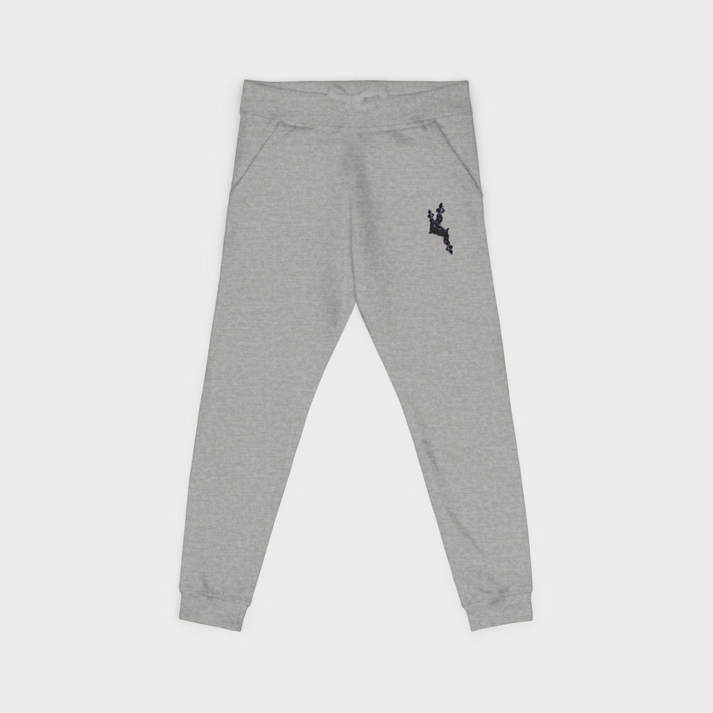 Cozy Embroidered Unisex Fleece Sweatpants - InervoX
